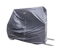 YobiLife Oxford - Cubierta de tela para carretilla elevadora, impermeable, a prueba de polvo, para protección al aire libre, 254 x 115 x 204 cm, color negro, 1 unidad