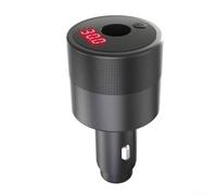 YobiLife Para STARLINK para MINI Adaptador de coche 12V 24V a 30V 2A DC-DC Boost Converter con pantalla digital e interruptor para vehículo yate RV (negro)