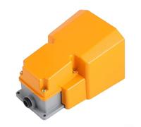 YobiLife Pedal de interruptor de pie momentáneo para LTH-1/6, interruptor de carcasa de aluminio de grado industrial, 1 millón de ciclos mecánicos, gris y amarillo, autorreinicio