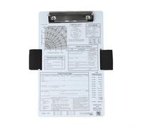 YobiLife Pilot Kneeboard Set para aviación, ligero de aluminio IFR VFR Kneeboard con clip seguro, almohadilla de grabación de datos de vuelo de 9.5 x 6.5 pulgadas (VFR+A)