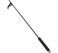 YobiLife Pinzas para chimenea de hierro forjado con asas de longitud extendida para un manejo seguro y eficiente de troncos en chimeneas, hogueras, hogueras y estufas de leña