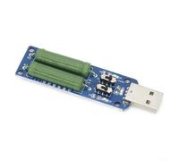 YobiLife Probador digital de resistencia de carga electrónica USB, medidor de corriente y voltaje con interruptor, para probar cargadores USB de 5 V, bancos de energía con descarga de 3 A/2 A/1 A