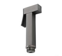 YobiLife Pulverizador de bidé de cobre de alta presión con boquilla cuadrada para un rendimiento fiable en instalaciones estándar de baño en el hogar (gris)
