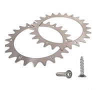 YobiLife Ruedas auxiliares de tracción robótica para cortacésped Worx para modelos Landroid S y M, acero galvanizado de 205 mm, paquete de 2