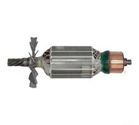 YobiLife Ruiqi 7614NB - Rotor de cobre con motor de corte de acero, 7 dientes, para cortadores de 355 mm con escobillas de carbón