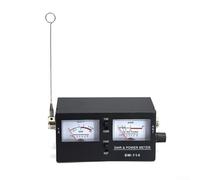 YobiLife SW-114 SWR RF Medidor de potencia de fuerza de campo 3 funciones VSWR analógico y probador de potencia relativa 27-30MHz 10W 100W para antena de radio CB Cable coaxial