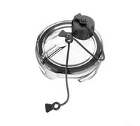 YobiLife Tapa transparente de alcantarillado RV de 3 pulgadas con mango de agarre Material de PC para válvula de aguas residuales de remolque Comprobación rápida