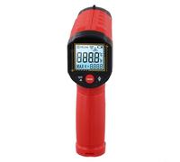 YobiLife Termómetro infrarrojo digital TH202-58 a 600.0 °C para pistola de temperatura láser, medición de superficie sin contacto, D: S 12:1, para maquinaria, cocina y proyectos de bricolaje (rojo)
