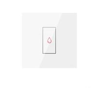 YobiLife Termostato programable inteligente de 20 A para calentador de agua, caldera, acondicionador, con monitoreo de potencia, modo dual, control WiFi, blanco, negro (blanco)