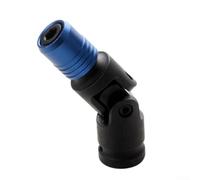 YobiLife Varilla de extensión de broca flexible de 1/2 a 1/4 pulgadas, adaptador de acero al carbono con junta ajustable para herramientas de impacto, para reparación de automóviles, montaje de