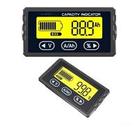 YobiLife Voltímetro de batería de litio Coulomb Contador 8-120V 150A Monitor en tiempo real de alta precisión para vehículo eléctrico Scooter Carrito de golf