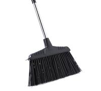 Yocada Escoba negra para interiores y exteriores, para patio, garaje, vestíbulo, centro comercial, suelo, hogar, cocina, oficina, basura, pelo de mascotas, 58.7 pulgadas