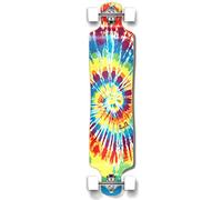 Yocaher Punked Lowrider Drop Down a través de monopatín Longboard Completo, Tiedye Original