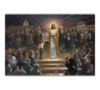 Yocheng Póster de la serie Creencias religiosas de Cristo,pintura de Jesús,arte de pared para cuarto de servicio,iglesia,decoración del hogar 30x40cm sin marco