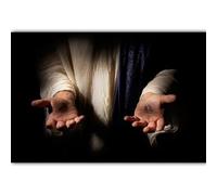 Yocheng Póster de la serie Creencias religiosas de Cristo,pintura de Jesús,arte de pared para cuarto de servicio,iglesia,decoración del hogar 21x30cm sin marco