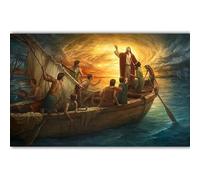 Yocheng Póster de la serie Creencias religiosas de Cristo,pintura de Jesús,arte de pared para cuarto de servicio,iglesia,decoración del hogar 50x70cm Sin Marco