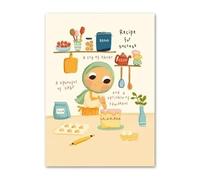 Yocheng Póster infantil con dibujos animados del Islam,musulmán,árabe,Corán,Alá,arte de pared para guardería,pintura en lienzo para bebé,niños,sala de juegos,hogar 50x70cm Sin Marco