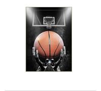 Yocheng Pósters y láminas de arte de un jugador de baloncesto que transforma su sueño en una obra de arte para la decoración del hogar en la sala de estar. 60x90cm Sin Marco