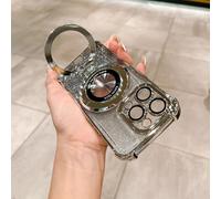 YODAOLI Airbag Anti-Fall for iPhone Case with Invisible Ring Stand, Airbag Phone Case, Four Corners Air Cushion Anti Drop Cell Phone Case for iPhone 15/14/13/12/11 ProMax (for iPhone 13Pro,Silver A)