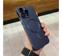 YODAOLI Matte PC Ultra Thin for iPhone Case, Geupday Borderless Matte Phone Case for iPhone 15/14/13/12 Promax (Dark Blue,for iPhone 15Pro)