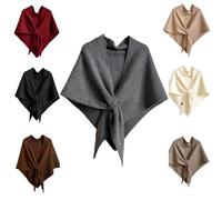 YODAOLI Shawl Wraps for Women Pashmina Elegance,Women's Premium Cashmere Wool Blend Shawl Wrap - As for Cardigan, Cape, and Scarf (Grey)