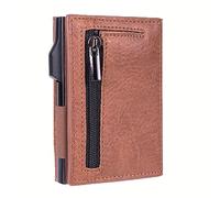 YODAOLI Side Push Auto Pop-Up Card Holder, 2023 New Wallet Credit Card Holder with RFID Blocking Card Case, Men Wallet Card Holder (Beige)