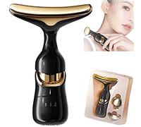 YODAOLI Three-Purpose Lifting and Firming Facial Massage Device, 2023 New Neck Face Massager, Three-Purpose Household Beauty Instrument for Face Neck and Eye (Black)