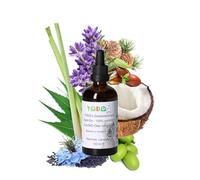 YODO’s Zeckenschreck, Protección contra garrapatas 100% Natural, Aceite antigarrapatas para Perros y Gatos a Base de 7 aceites orgánicos, 2500 Gotas 100ml Botella pipeta, Lavanda