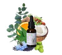 YODO’s Zeckenschreck, Protección contra garrapatas 100% Natural, Aceite antigarrapatas para Perros y Gatos a Base de 7 aceites orgánicos, 750 Gotas 30ml Botella pipeta, Eucalipto