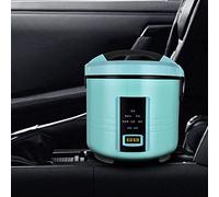 YOEBI Olla Arrocera para Coche De 12 V/24 V, Mini Arrocera Portátil, Arrocera Eléctrica Pequeña De 2 L Y Vaporera Caravana, Camión, Viajes De Camping,12V