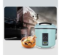 YOEBI Olla Arrocera para Coche De 12 V/24 V, Mini Arrocera Portátil, Arrocera Eléctrica Pequeña De 2 L Y Vaporera Caravana, Camión, Viajes De Camping,24V