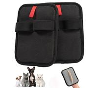 Yoedge 2 piezas de recolectores de pelo electrostáticos y reutilizables para perros y gatos, guantes de depilación antiestáticos, reutilizables, desfiltrantes