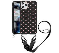 Yoedge Funda con Cuerda para Huawei P30 Pro 6,47 Pulgadas, Delgada Ligera Fina Carcasa TPU Suave Silicona Case con Correa Colgante Ajustable Collar Correa de Cuello Cadena Cordón, Amor 2