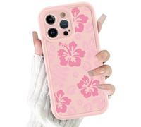 Yoedge Funda para iPhone 14 Pro MAX Flore, Silicona Carcasa con Aesthetic Lindo Rosa Flower Dibujos Cover para Mujer Niñas, Antigolpes Anti-arañazos Cámara Protector Case para iPhone14 Pro MAX 6,7"