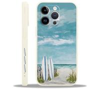Yoedge Funda para iPhone 14 Pro MAX Verano, Aesthetic Playa Surf Lindo Cute Flore Dibujos Cover para Mujer Niñas, Silicona Carcasa Antigolpes Anti-arañazos Case para iPhone14 Pro MAX 6,7",Summer