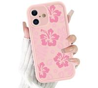 Yoedge Funda para iPhone 16 Plus Flore, Silicona Carcasa con Aesthetic Lindo Rosa Flower Dibujos Cover para Mujer Niñas, Antigolpes Anti-arañazos Cámara Bumper Protector Case para iPhone16 Plus 6,7"