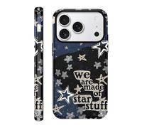 Yoedge Funda para iPhone 17 Pro MAX, Aesthetic Diseño Collage Dibujos Carcasa, Suave Mate Silicona TPU Mujeres Case Protector de Cámara Antigolpes Case para iPhone 17 Pro MAX 6,6'' - Estrellas