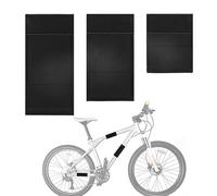 Yoedge Protector de cuadro de bicicleta en 3 tamaños, compatible con portabicicletas Thule y marcos de fibra de carbono, accesorios de montaje sin arañazos para bicicletas