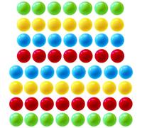 Yoeevi - Juego de 60 canicas de repuesto compatibles con Hungry Hungry Hippos (4 colores)