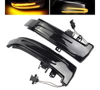 Yoegerery 1 Par Luces de giro indicadoras intermitentes dinámicas para B-enz W204 W176 W212 CLA A B C E S GLA GLK CLS Clase W246 C117 X156 X204 W221 W218 (Negro)
