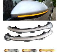 Yoegerery 1 Par Luces de giro indicadoras intermitentes dinámicas para W Golf 7 MK7 GTI 7 R 7.5 Golf Sportsvan 2012-2018 (Transparent)