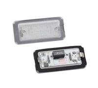 Yoegerery 2 uds. LED Licencia Número Placa Luz para Fiat 500 Abarth 500 500C 695 59512V Luces de matrícula para coche 51800482