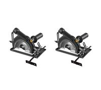 Yoeruers 2X Convertidor de Amoladora Angular Manual A Soporte de Base de Corte, Ranurado de Profundidad de 0 A 40 Mm, Herramientas para Amoladora Angular de 100 A 125 Mm.