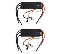 Yoeruers 2X DC6-24V 1000W BLDC 3 Fase DC Motor Sin Escobillas Controlador Hallless DC Motor Drive Board Controlador de Velocidad Regulador