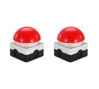 Yoeruers 2X Interruptor de Pie de Palma 1NO+1NC, Pulsador Tipo, Pedal de Parada de Emergencia, Interruptor Manual de Pie FAK-S/KC11/I