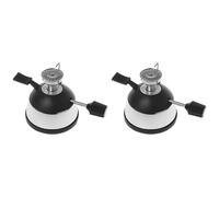 Yoeruers 2X Mini Quemador de Gas HT-5015M Mini Quemador de Butano de Gas de Sobremesa Calentador Sifón Olla Estufa de Café Sifón Olla