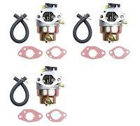 Yoeruers 3X Carburador para Cortacésped GCV160 GCV135 GC135 GC160 con Arandela y Línea de Combustible