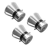 Yoeruers 3X Limpiador de Transductor Piezoeléctrico Ultrasónico 100W 28KHz Componentes Acústicos Plateados