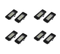 Yoeruers 4 Pares de lámparas de luz de matrícula LED sin Errores 24 3528 para E39 E60 E61 E90 5 Series