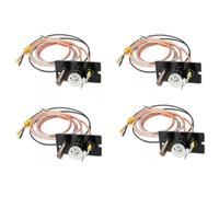 Yoeruers 4X Conjunto de Piloto de Chimenea de Gas Natural Y Propano Que Incluye Tubo Piloto, Termopar Y Cable de Encendido Utilizado para Chimeneas